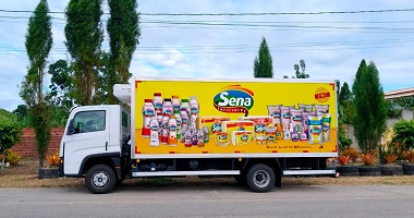 Distribuição dos produtos Sena.